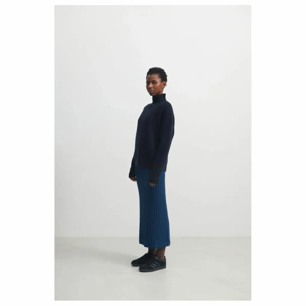 Clearance FUB Pull Raw Laine - Collection Femme | Bleu marine