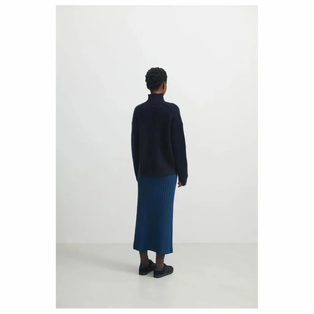 Clearance FUB Pull Raw Laine - Collection Femme | Bleu marine