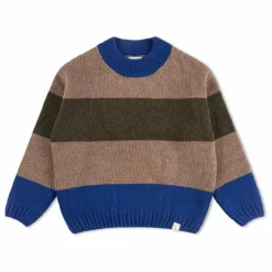 Matona Pull Rayé Laine | Bleu New