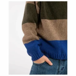 Matona Pull Rayé Laine | Bleu New