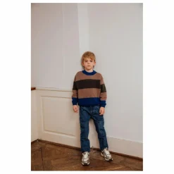 Matona Pull Rayé Laine | Bleu New