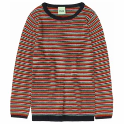 Enfant FUB Pull Rayé Maille Fine Laine de Mérinos |