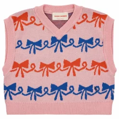 Enfant Bobo Choses Pulls, Gilets|Pull Sans Manches Coton Bio Nœuds |