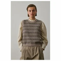 Soeur Pull Sans Manches Fiesta Laine Mérinos | Marron Online