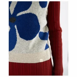 Matona Pull Sans Manches Fleurs Laine | Gris Outlet