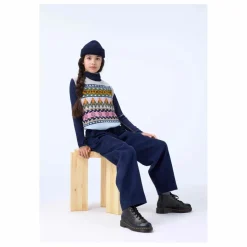 Outlet Molo Pull Sans Manches Grace Laine | Gris