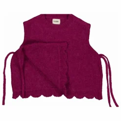 Enfant Loir Pull Sans Manches Juliette Laine Alpaga |