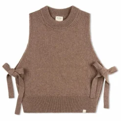 Matona Pull Sans Manches Laine | Taupe