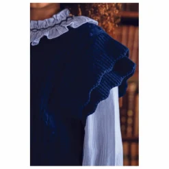 Hot Tartine et Chocolat Pull Sans Manches Laine | Bleu marine