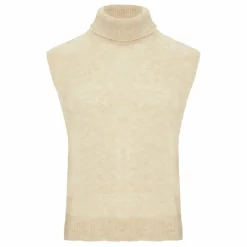 Femme Pomandère Pulls, Gilets|Pull Sans Manches Laine Vierge et Mohair |