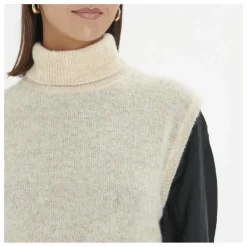 Femme Pomandère Pulls, Gilets|Pull Sans Manches Laine Vierge et Mohair |
