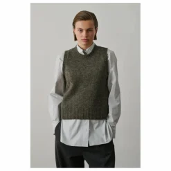 Online Soeur Pull Sans Manches Namaste | Gris chiné