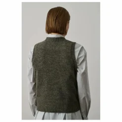 Online Soeur Pull Sans Manches Namaste | Gris chiné