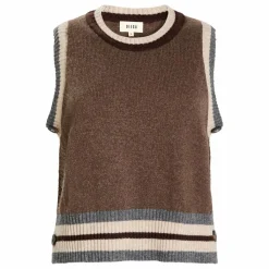 Hot Diega Pull Sans Manches Pumio Laine Mérinos Extra Fine | Taupe