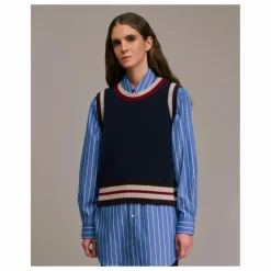 Femme Diega Pulls, Gilets|Pull Sans Manches Pumio Laine Mérinos Extra Fine |