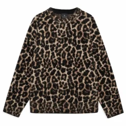 Femme Anine Bing Pulls, Gilets|Pull Sydney Léopard Laine et Alpaga |