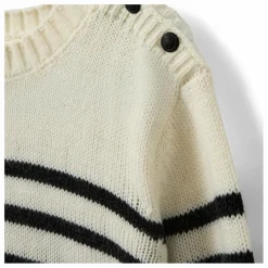 Sofie Schnoor Pull Tildasy Rayé | Blanc Clearance