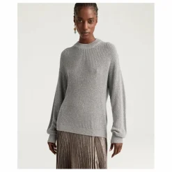 Momoni Pull Windsor Métallisé | Argenté Best