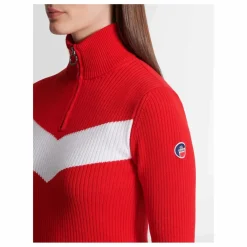 Sale Fusalp Pull Zippé Andromède | Rouge