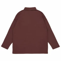 Clearance Main Story Pulls Col Roulé Côtelé Coton Bio | Bordeaux