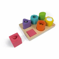 Janod Puzzle 6 cubes sensoriels en bois Multicolore Sale