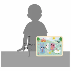 Janod Puzzle à la ferme - 24 pièces Vert Hot