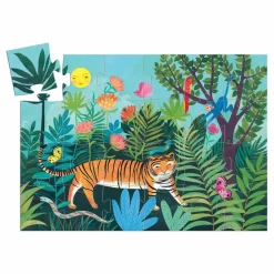 Djeco Puzzle 24 pièces La balade du tigre