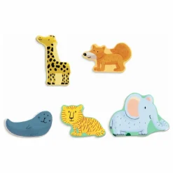 Clearance Djeco Puzzle Animaux - 22 pièces Multicolore