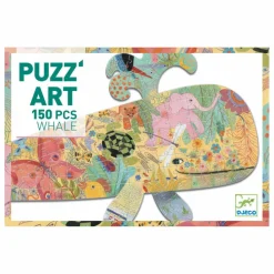 Clearance Djeco Puzzle Baleine - 150 pièces Multicolore