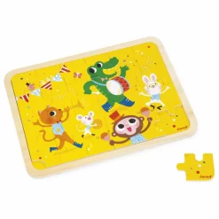 Janod Puzzle C'est la fête - 24 pièces Jaune Hot