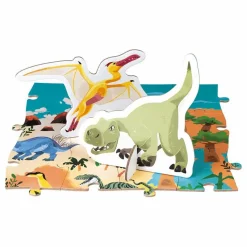 Janod Puzzles|Jeux Éducatifs|Puzzle éducatif Les Dinosaures - 200 pièces