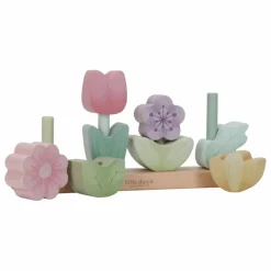 Best Little Dutch Puzzle fleurs à empiler en bois FSC - Fairy Garden Multicolore