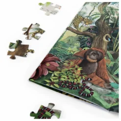 New Moulin Roty Puzzle Forêt Tropicale - 350 pièces Multicolore