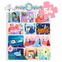 Djeco Puzzle histoire Cendrillon - 54 pièces