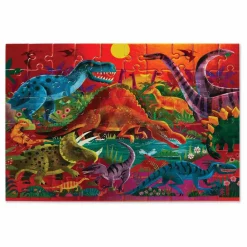 Crocodile Creek Puzzle holographique Dinosaures - 24 pièces Multicolore Online