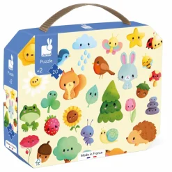 Janod Puzzle Imagier de la nature - 20 Pièces