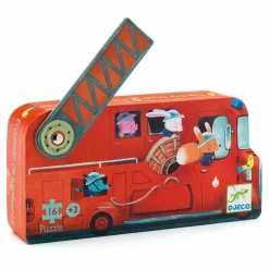 Djeco Puzzle Le camion de pompier - 16 pièces