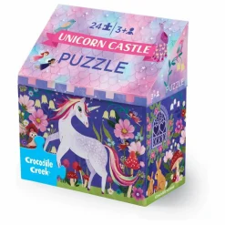 Crocodile Creek Puzzle Le Château des Licornes - 24 pièces