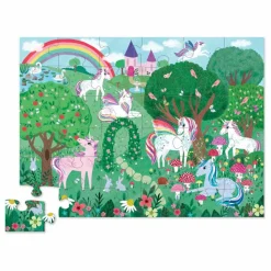 Hot Crocodile Creek Puzzle Le Jardin des Licornes - 36 pièces Multicolore