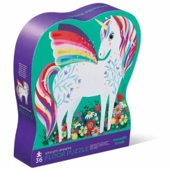 Hot Crocodile Creek Puzzle Le Jardin des Licornes - 36 pièces Multicolore