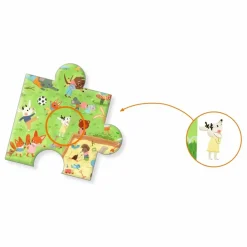 Djeco Jouets D'Éveil|Jouets D'Éveil|Puzzle le Square - 36 pièces