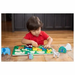 Crocodile Creek Puzzle Let's Begin Jungle - Boîte de 10