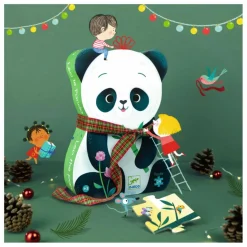 Djeco Puzzles|Jeux Éducatifs|Puzzle Léo le Panda - 24 pièces