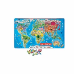 Janod Puzzle magnétique - Monde