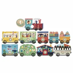 Londji Puzzle My little train Multicolore