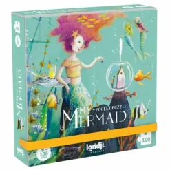Londji Puzzles|Jeux Éducatifs|Puzzle My Mermaid - 100 pièces