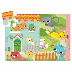 Djeco Puzzle Pachat et ses amis - 24 pcs Multicolore Discount