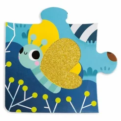 Janod Puzzles|Jeux Éducatifs|Puzzle tactile Les Animaux de la Forêt - 20 pièces