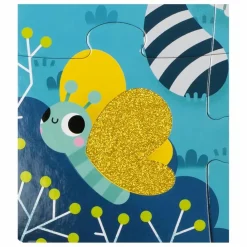 Janod Puzzles|Jeux Éducatifs|Puzzle tactile Les Animaux de la Forêt - 20 pièces