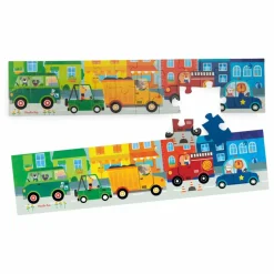 Moulin Roty Puzzle Véhicules - 24 pièces